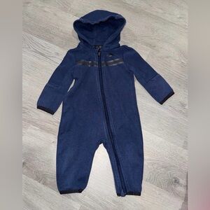 Nike Tech Navy Blue Sportswear Fleece Coverall